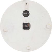 Brass Inlay And Marble Wall Clock