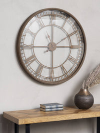 Antique Rust Skeleton Wall Clock