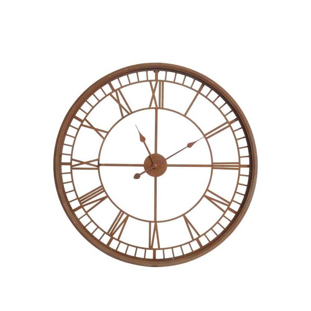Antique Rust Skeleton Wall Clock