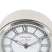 Retro Nickel Carriage Clock