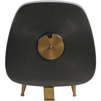 Mid Century Style Aluminium Table Clock Small 28cm