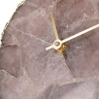 Dusky Agate Mantel Clock 20cm