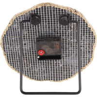 Smokey Agate Mantel Clock 20cm