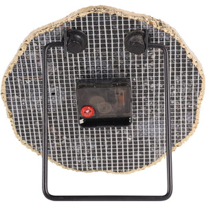 Smokey Agate Mantel Clock 20cm