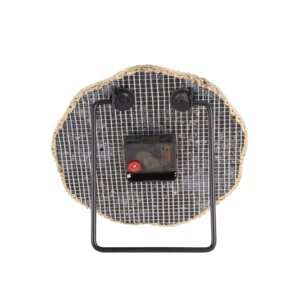 Smokey Agate Mantel Clock 20cm