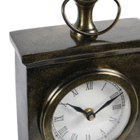 Taunton Antique Finish Mantel Clock Small