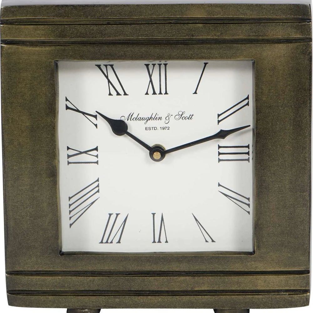 Hornchurch Antique Finish Mantel Clock