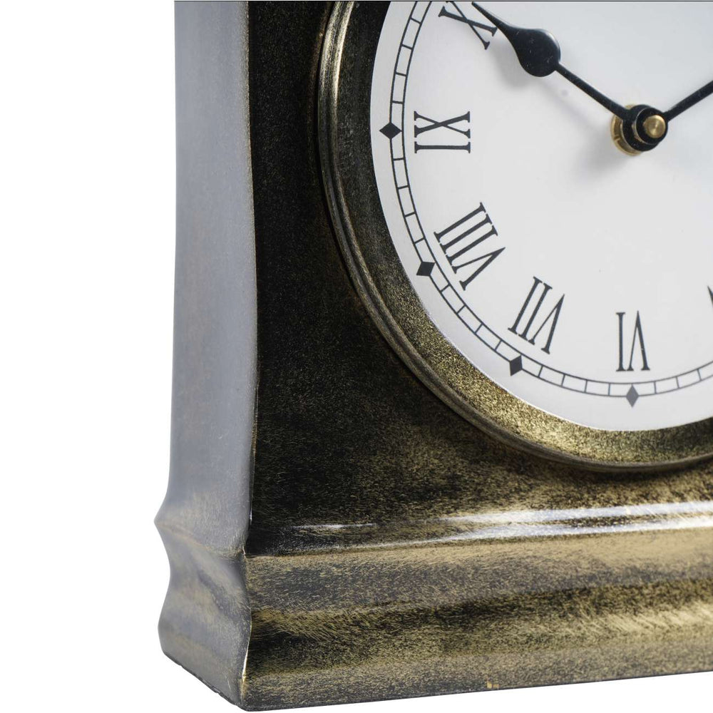 Taunton Antique Finish Mantel Clock Large