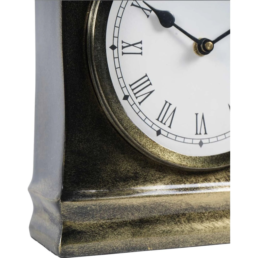 Taunton Antique Finish Mantel Clock Large