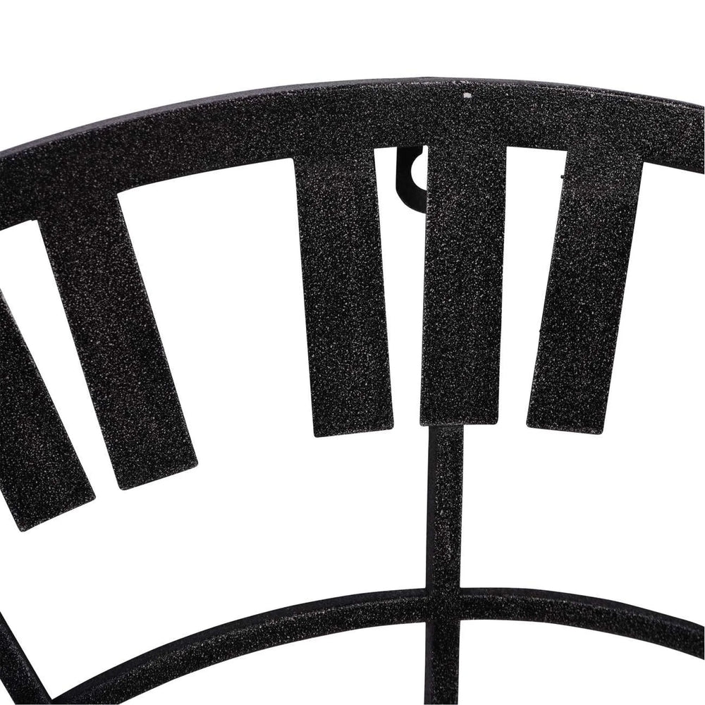 Piano Skeleton Outdoor Metal Wall Clock