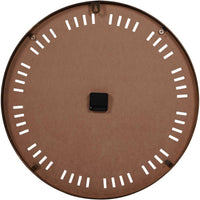 Perforated Black and Gold Indoor Wall Clock