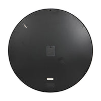Palladium Wall Clock with Moving Cogs Black Nickel 100cm