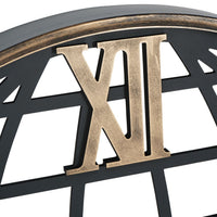 Open Wall Clock Globe and Numerals with Moving Cogs 100cm