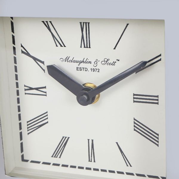 Plaza Nickle Mantel Clock