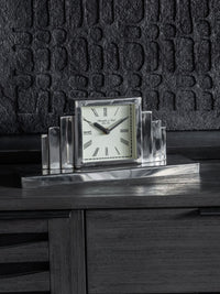 Plaza Nickle Mantel Clock
