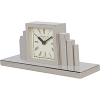 Plaza Nickle Mantel Clock