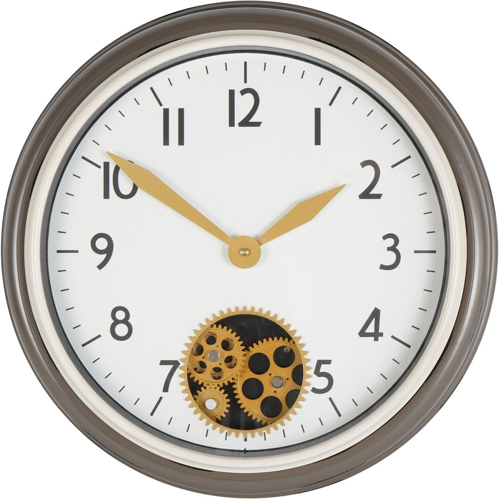 Flow Dial Grey Wall Clock 45cm