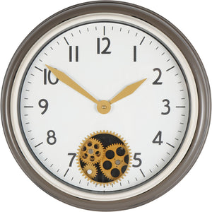 Flow Dial Grey Wall Clock 45cm
