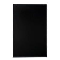 Matt Black Metal 6 Pane Mirror with Foxed Glass
