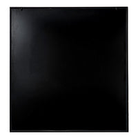 Matt Black Metal 9 Pane Mirror with Foxed Glass