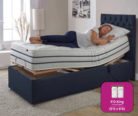 Adjust-a-bed 5ft (2 x 2ft6 Linked) King Size Trilogy Adjustable Bed