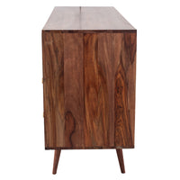 Taj Sheesham Wood Honeycomb Design Sideboard