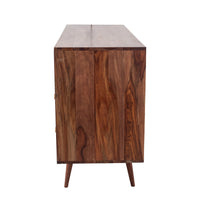 Taj Sheesham Wood Honeycomb Design Sideboard