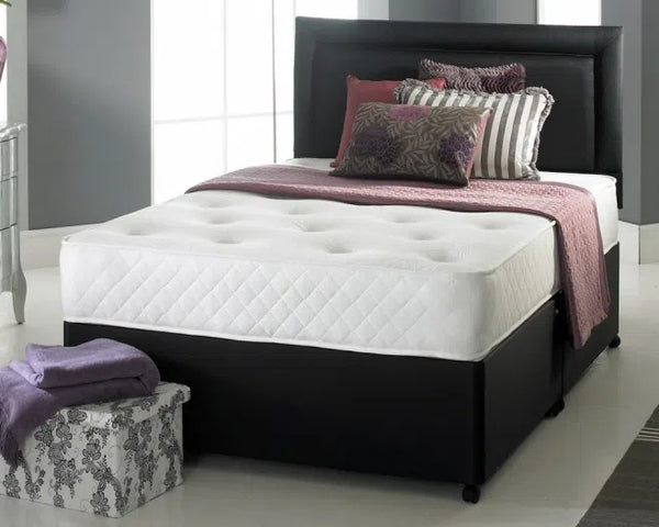 Solo Memory Foam 6ft Super King Divan Set