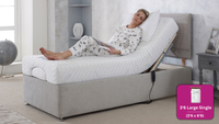Adjust-a-bed 3ft6 Large Single Linden Adjustable Bed