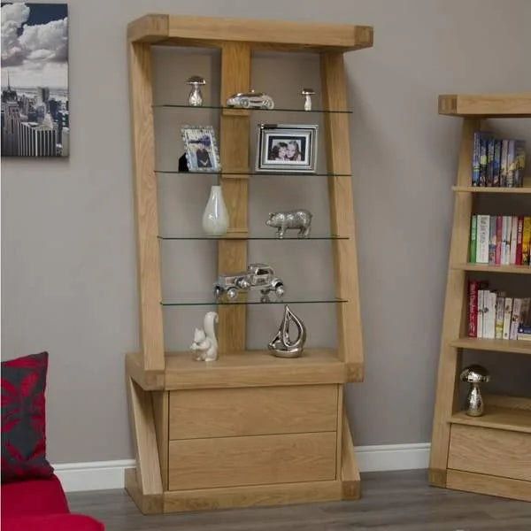 Oak Display Cabinets