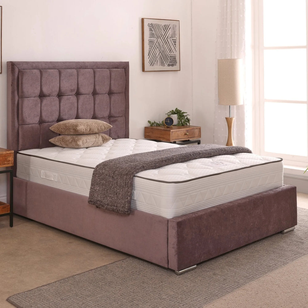 Albany 54inch 6ft Super King Size Upholstered Bed Frame with Ottoman Option