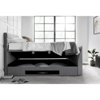 Abigail 5ft Upholstered TV Ottoman Bed Frame