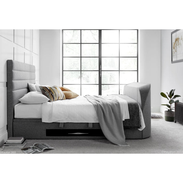 Abigail 4ft6 Upholstered TV Ottoman Bed Frame