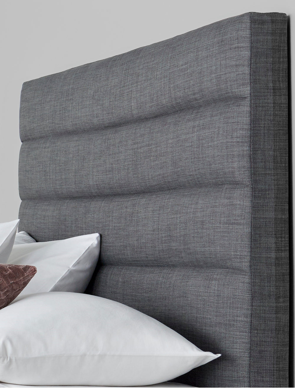 Abigail 5ft Upholstered TV Ottoman Bed Frame