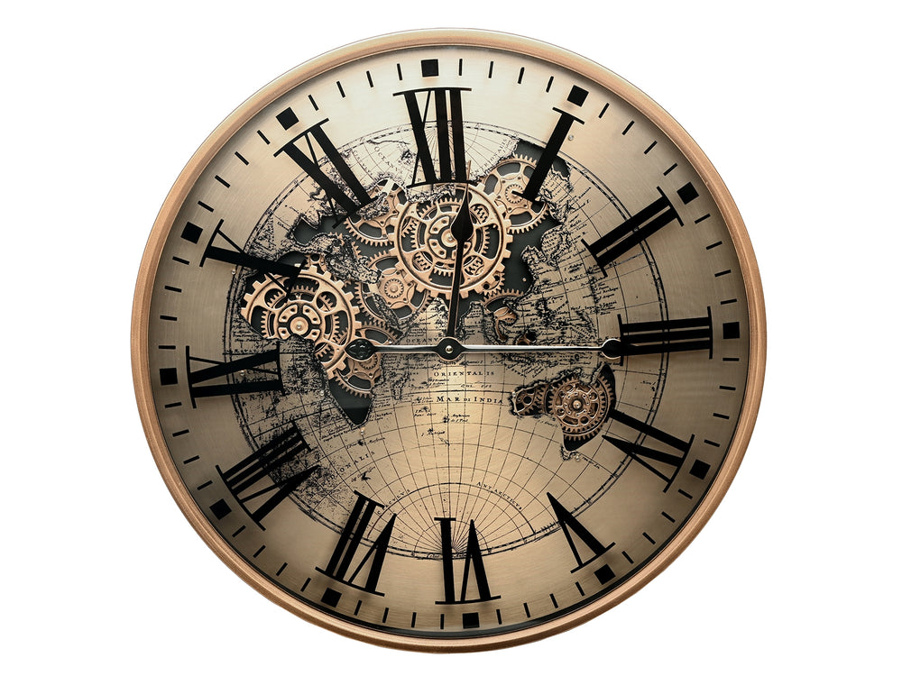Atlas Moving Cogs Wall Clock