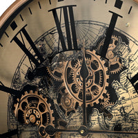 Atlas Moving Cogs Wall Clock