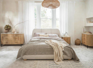 Roma Upholstered 6ft Super King Size Bed Frame