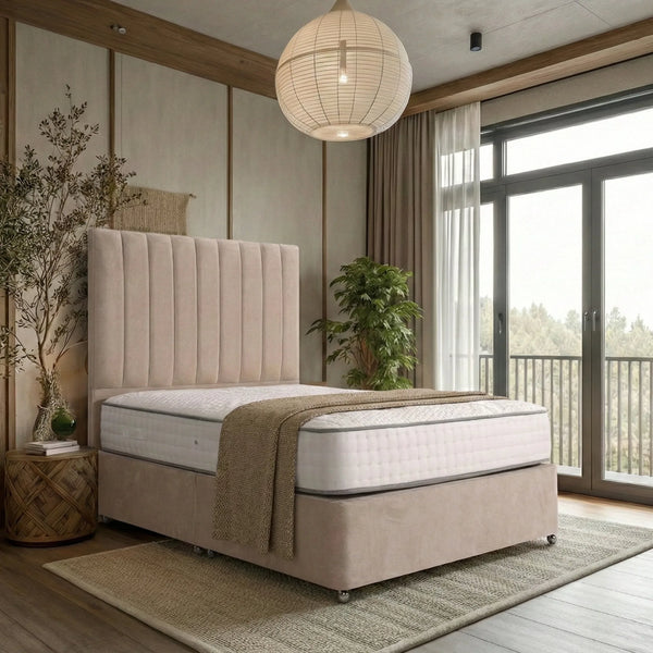 Bamboo Gel 1000 4ft Small Double Divan Set