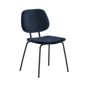 Surrey Navy Velvet Lily Dining Chair