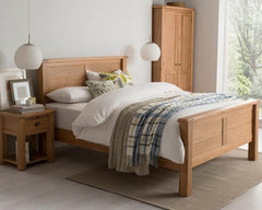 Breeze 6ft Solid Oak Bed Frame