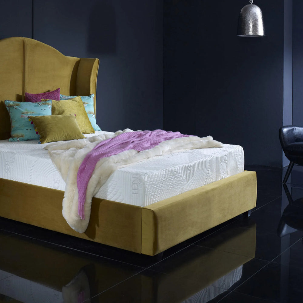 Brandy Upholstered 4ft Small Double Bed Frame