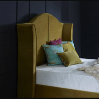Brandy Upholstered 4ft Small Double Bed Frame