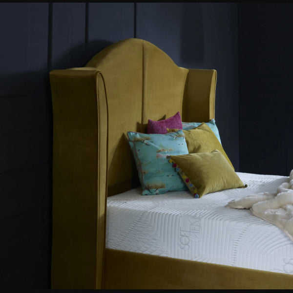 Brandy Upholstered 4ft Small Double Bed Frame