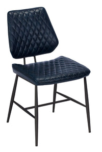 Devin Dining Chair Dark Blue