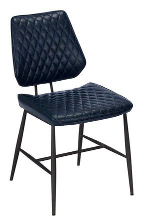 Devin Dining Chair Dark Blue