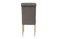 Boston Fabric Chair Dark Grey