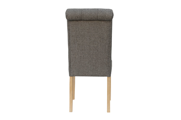 Boston Fabric Chair Dark Grey