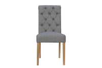 Boston Fabric Chair Light Grey