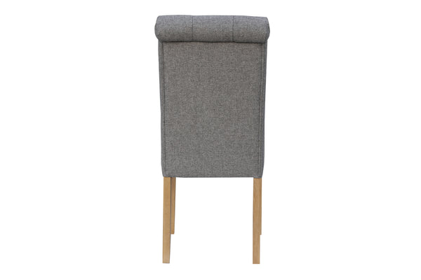 Boston Fabric Chair Light Grey