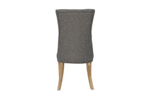 Carla Curved Chair Dark Grey